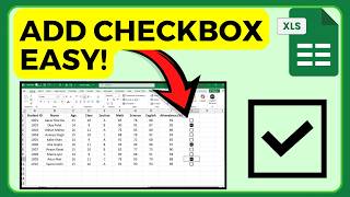 How To Add A Checkbox In Excel Without Developer Tab