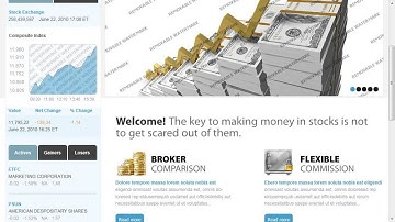 Investment Company Website Template