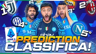 🇮🇹 PREDICTION CLASSIFICA SERIE A 2023/24! ⚽️