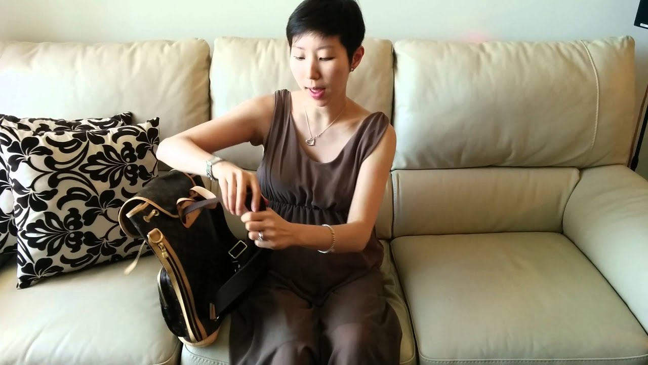 Louis vuitton backpack review!!! - YouTube