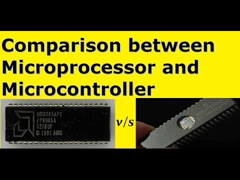 Comparison between Microprocessor and Micro controller in Hindi