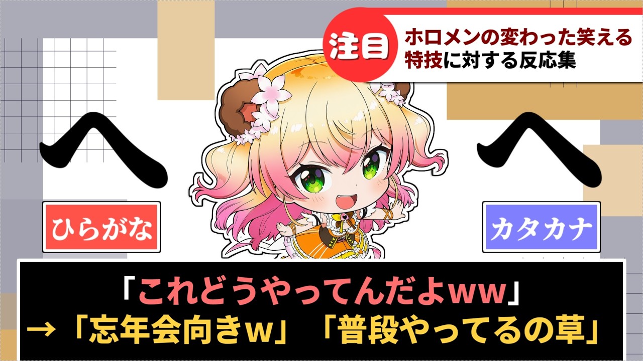「ホロメンの変わった笑える特技挙げてけ」に対するホロリスの反応集【ホロライブ】