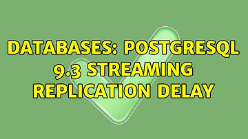 Databases: postgreSQL 9.3 streaming replication delay (3 Solutions!!)
