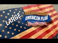 DIY Large Carved Wood American Flag from 2x4s | Outdoor Display