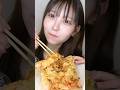 【大食い女子】天丼てんやの大えび天20本 #mukbang #asmr #大胃王 #shorts