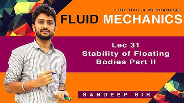 Lec 31 Stability of Floating Bodies Part II