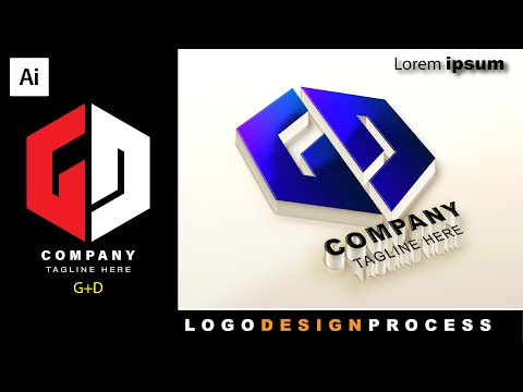 Modern GD Letter