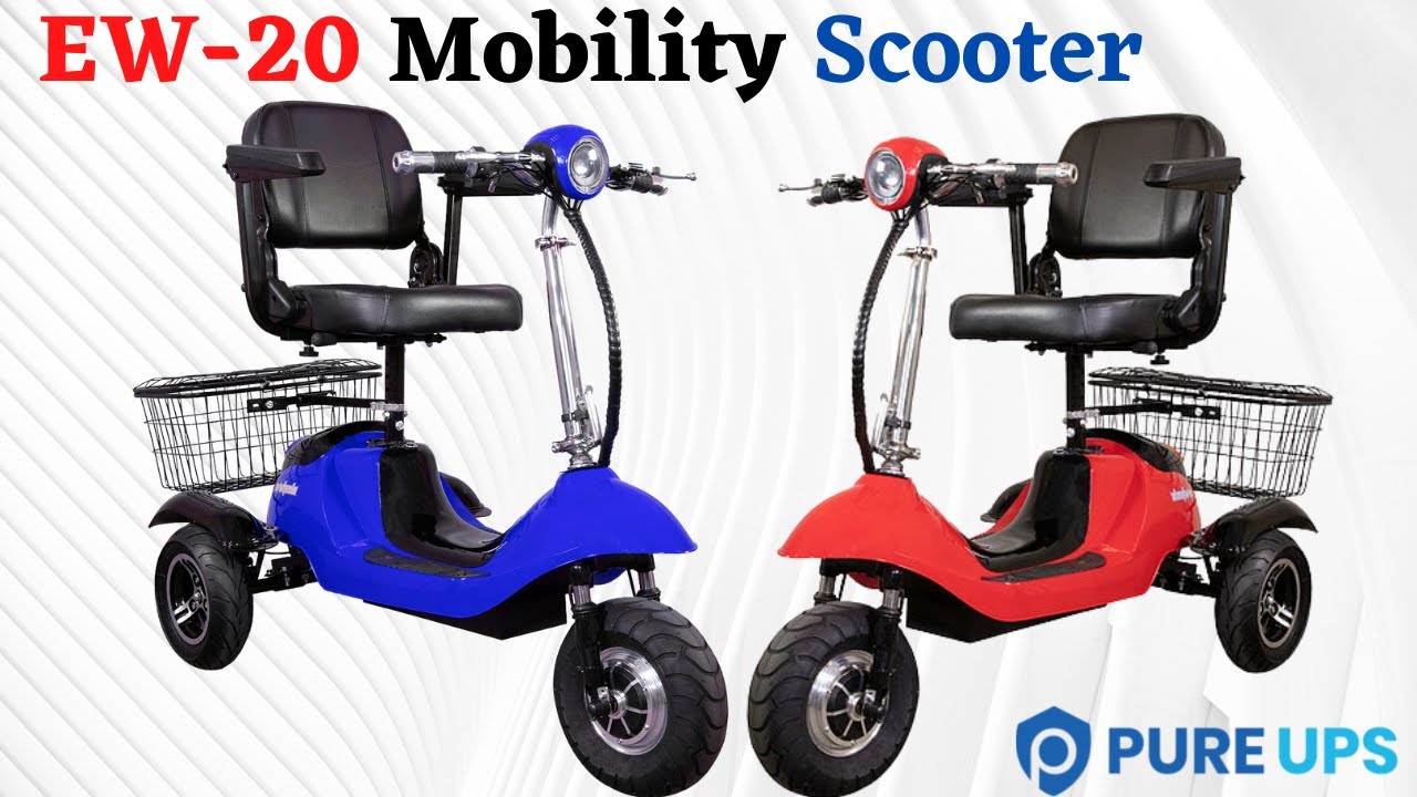 Ewheels EW-20 3 Wheel Electric Mobility Scooter