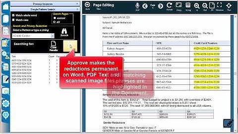 How to search and redact sensitive information from Word, PDF and Scanned Images.