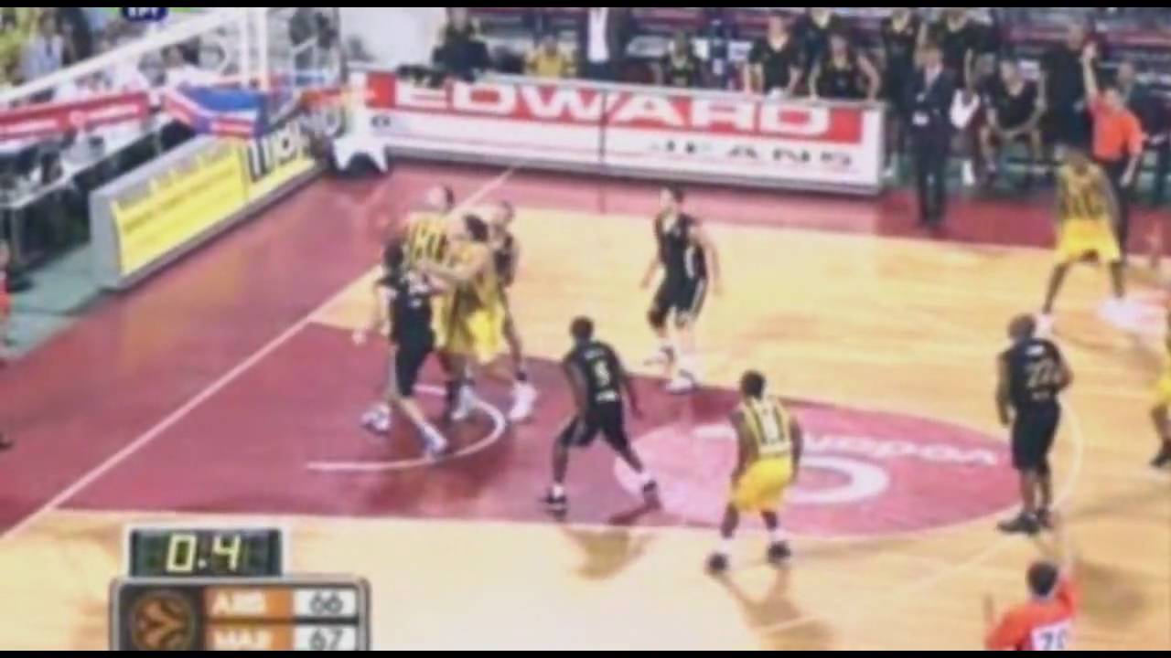 Euroleague 2009-2010 Aris - Marousi 69-67 Highlights