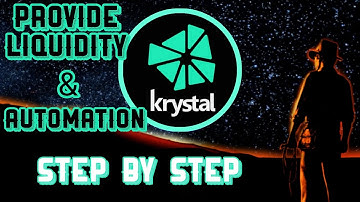 How to use KRYSTAL - provide liquidity & automate your position (step by step) TUTORIAL