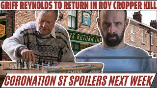Corrie Villain Griff Reynolds Returns for Revenge on Roy Cropper | Coronation Street Spoilers
