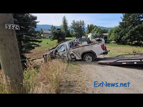 Crash Closes Highway 6 Near Lumby