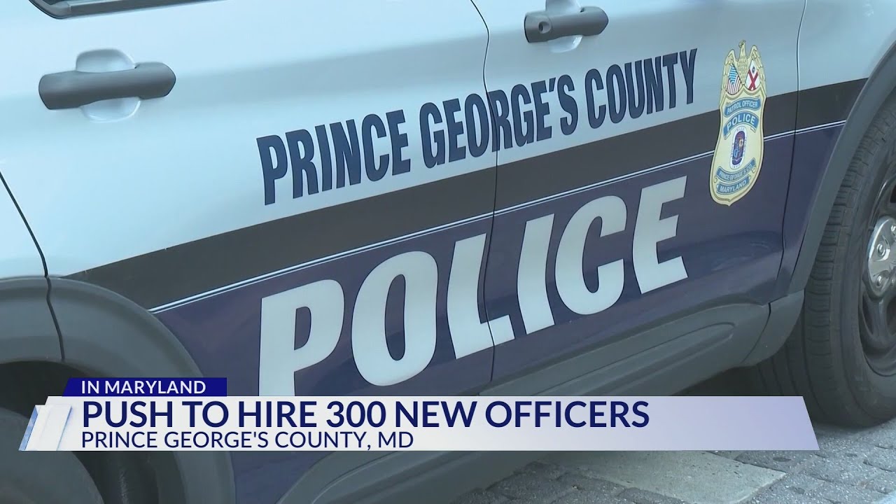 Prince George's County pushes to hire new police officers