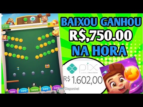 GANHE $750 REAIS NO PIX NOVO APP DROPPING BALLS PAGA NA HORA PROVA DE PAGAMENTO