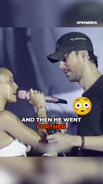 Enrique Iglesias was rude to Emilia Mernes #shorts