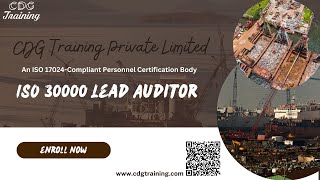 Master Iso 30000 Lead Auditor Course Cdg Training Private Limited Get Course Link Below