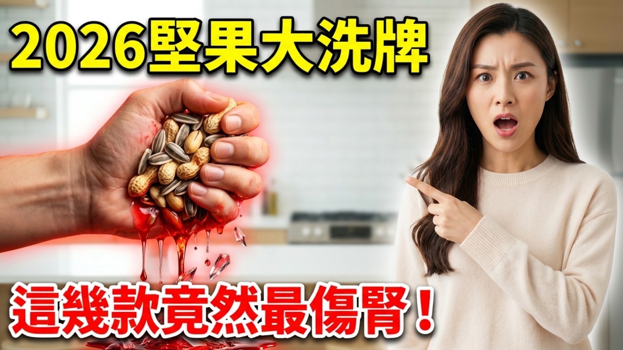 60歲後千萬別再吃這5種堅果！醫生不說、商家不講的護腎真相，今天全告訴你！