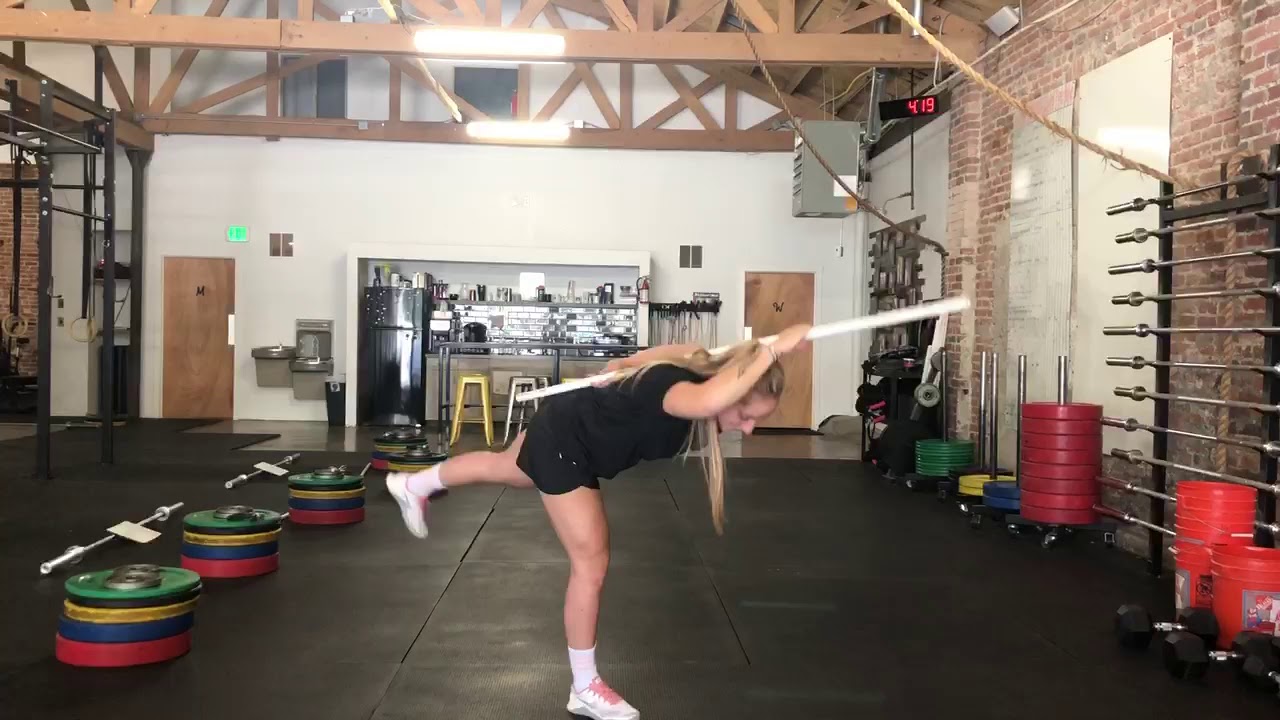 Single Leg Deadlift with PVC Pipe YouTube