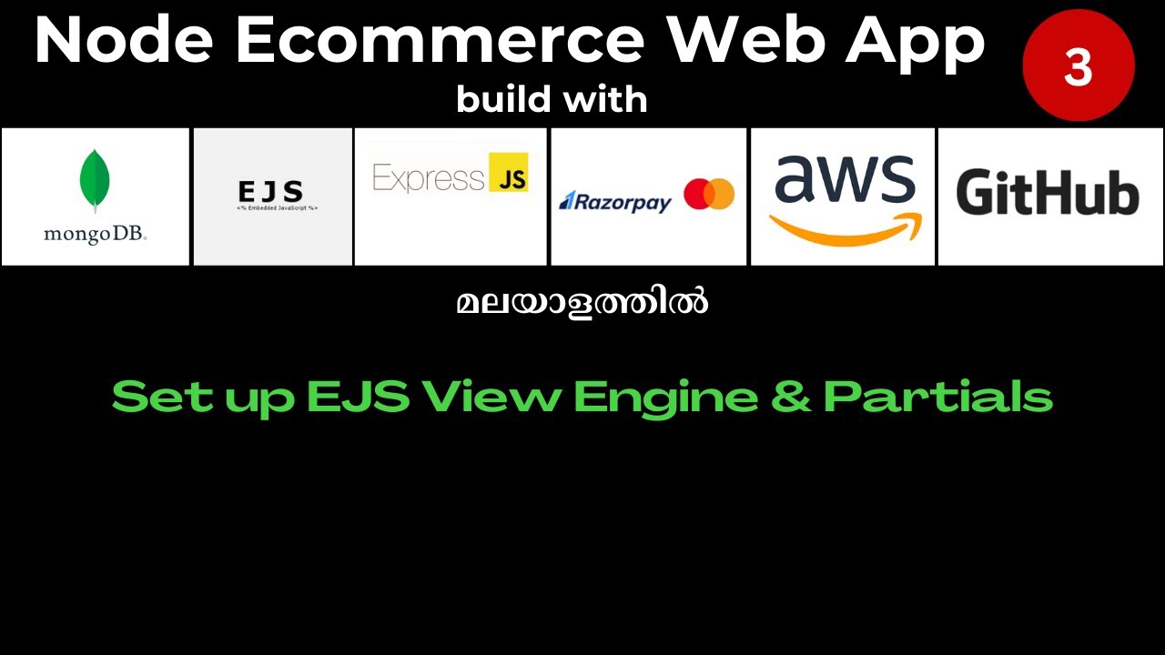3. Set up View Engine and Partials - YouTube