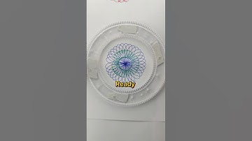 Beautiful Spirograph Flowers #spirograph #asmrvideo #satisfafying