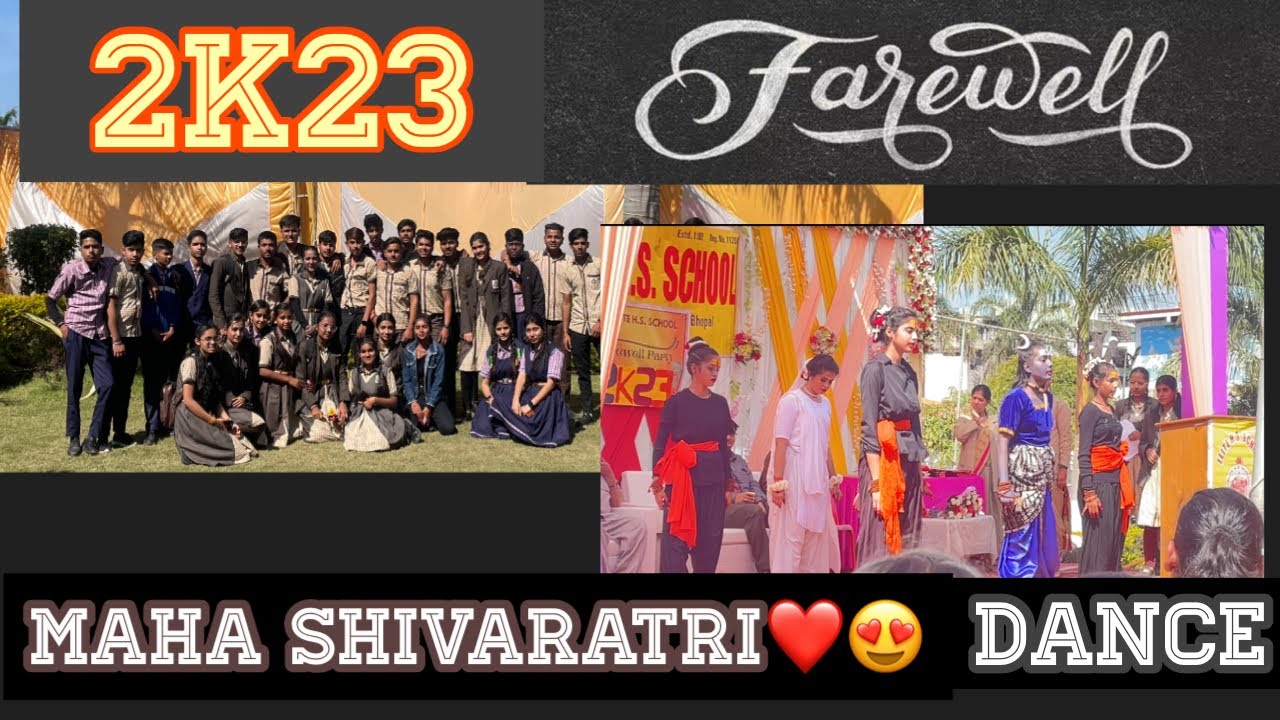 2K23 FAREWELL PARTY 😍||MAHA SHIVARATRI DANCE ️😍 - YouTube