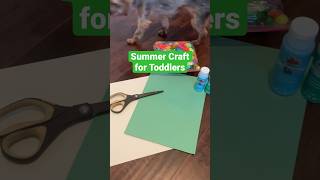 Creating a Turtle | Summer Craft for Toddlers 🐢