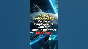 MySQL LeetCode 1378: Replace Employee ID with the Unique Identifier Made Easy #shorts #short