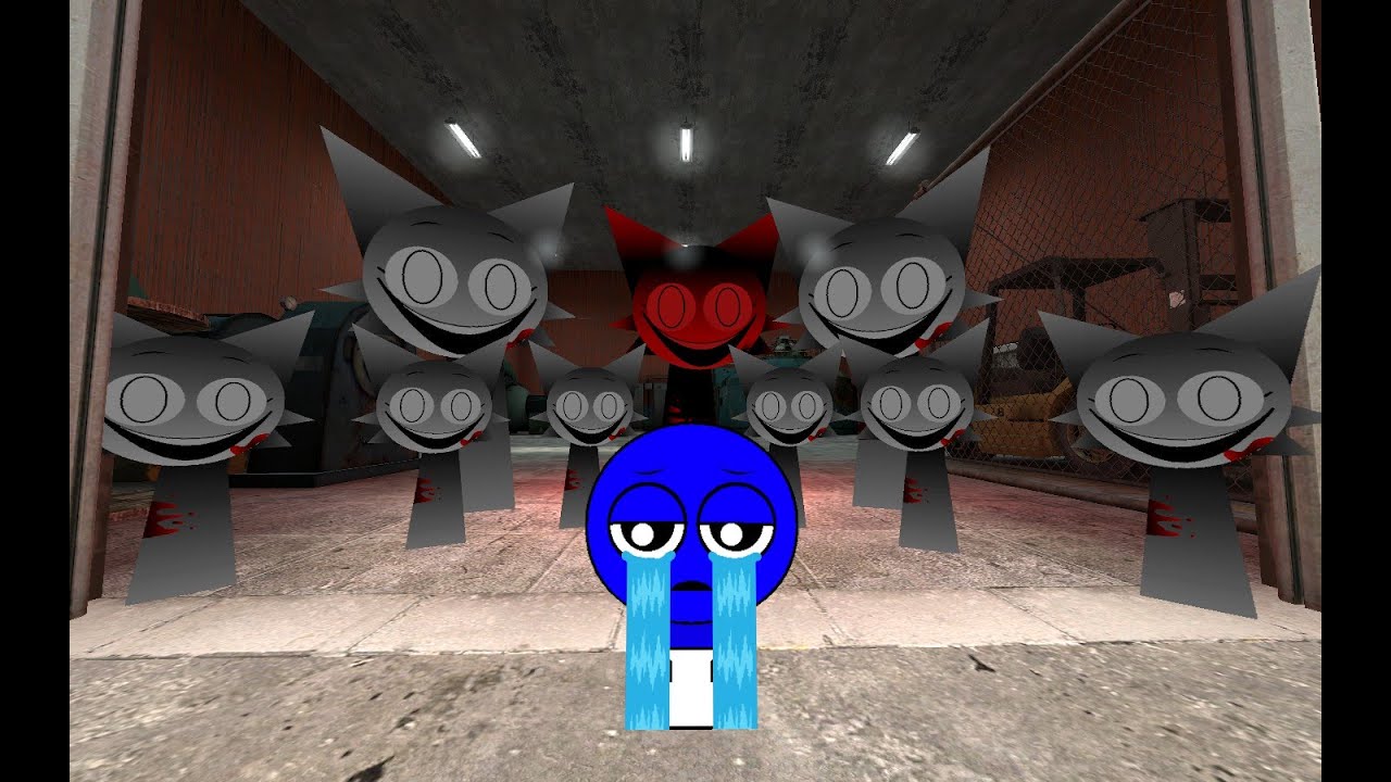 Protecting Sprunki Baby Jevin From Evil Wendas