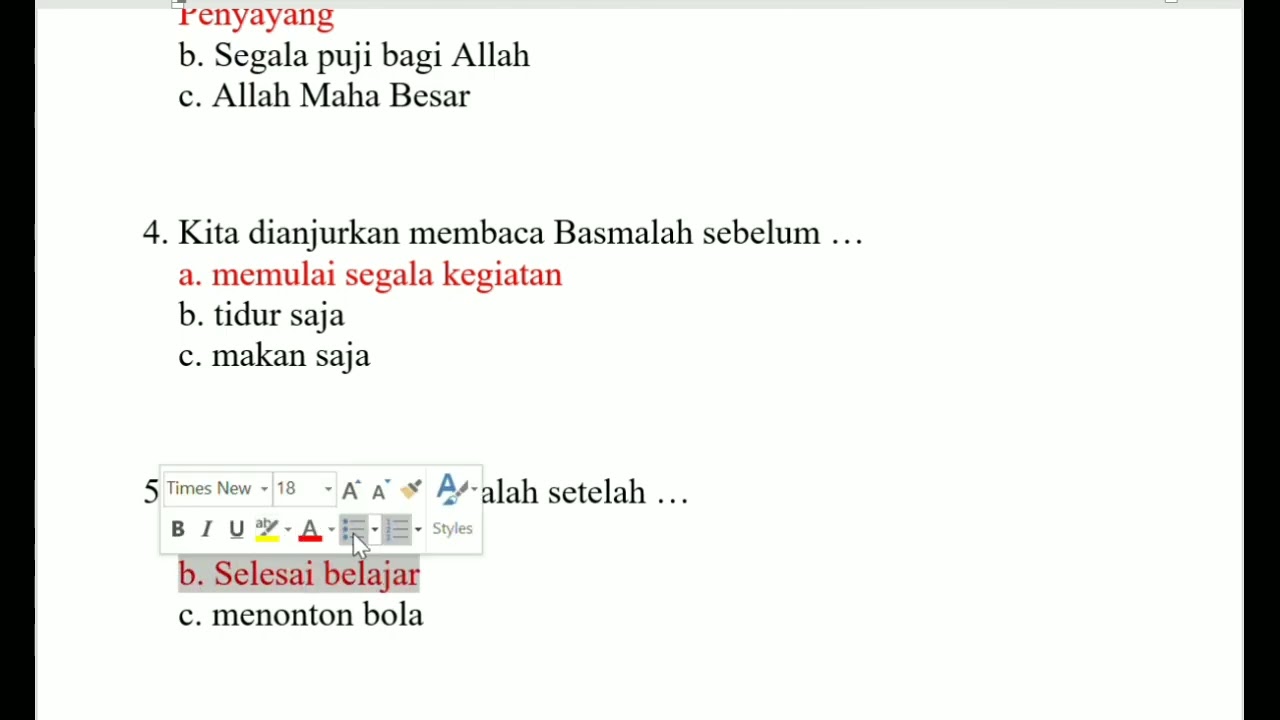 BAB 3 MELAFALKAN BASMALAH DAN HAMDALAH 