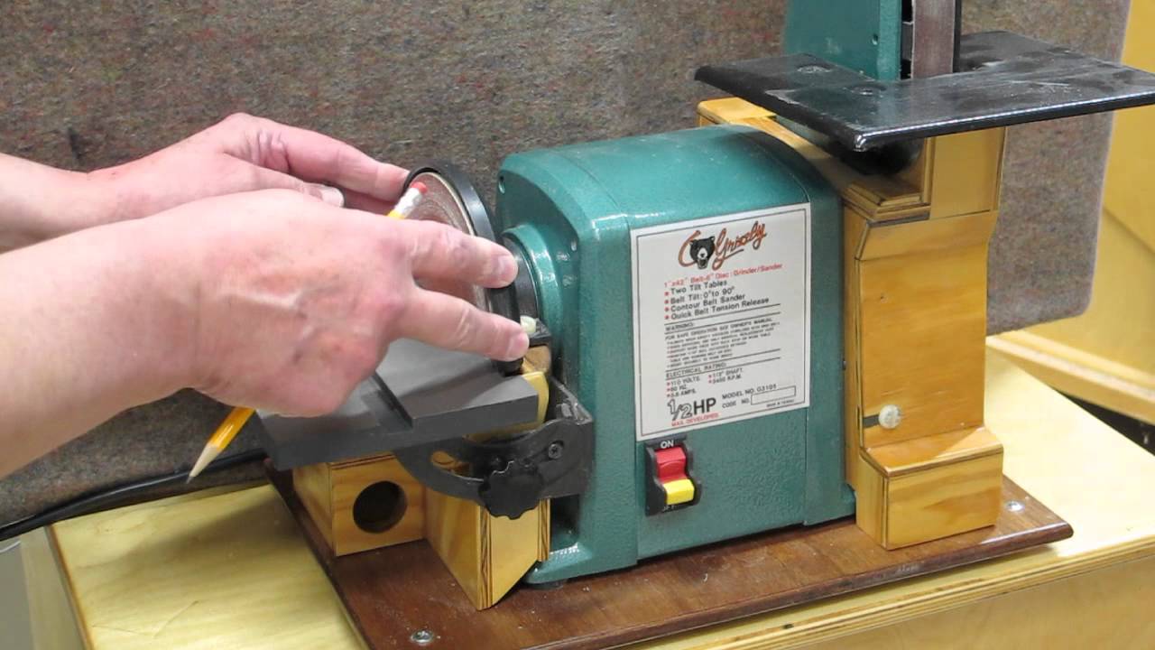 Disc Belt Sander - Dust Collection Modification - YouTube