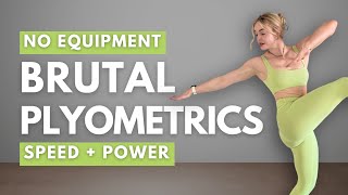 25-Min EXPLOSIVE Plyometrics HIIT Cardio | No Equipment | Speed & Power at Home (Fit in 25 - Day 11)