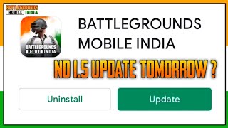 BGMI TOMORROW NO 1.5 UPDATE DATE CHANGED | EXTRA TIME FOR DATA TRANSFER | TYSON NOOB GAMER