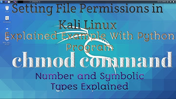 Setting A File Permission in Kali Linux (Hacking Tutorials) #file_permissions #kali_linux.