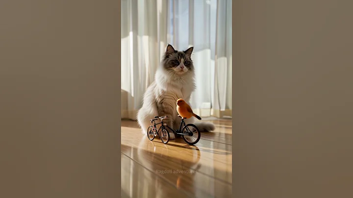 Video 10867511: cat feather, tiny cat