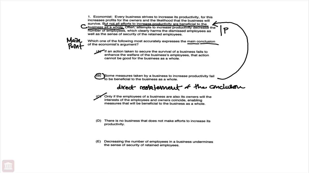 June 2007 LSAT LR1 Q1