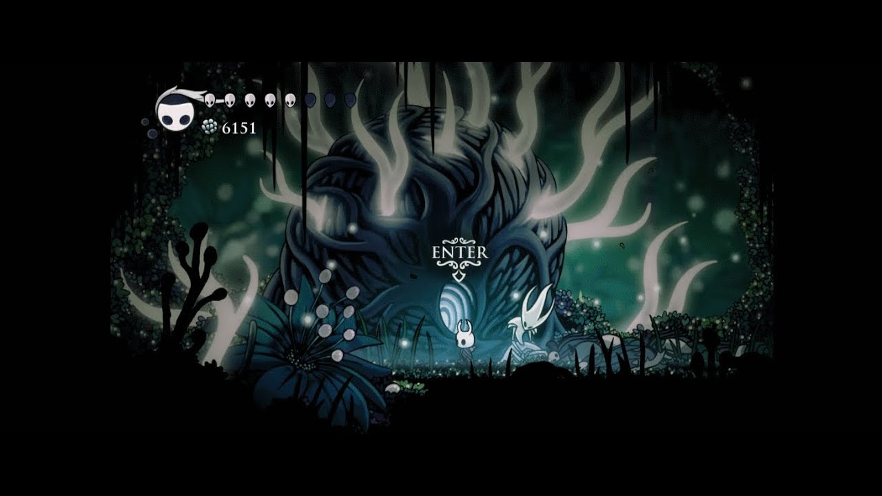 Карта садов королевы hollow knight