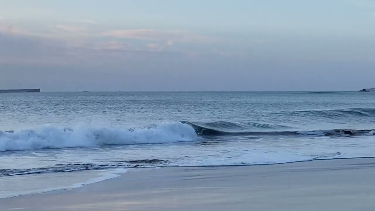 Colores pastel en la playa de Ereaga