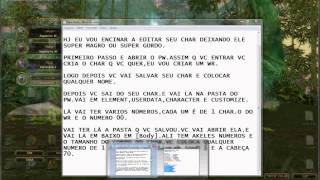 Como editar char em pw
