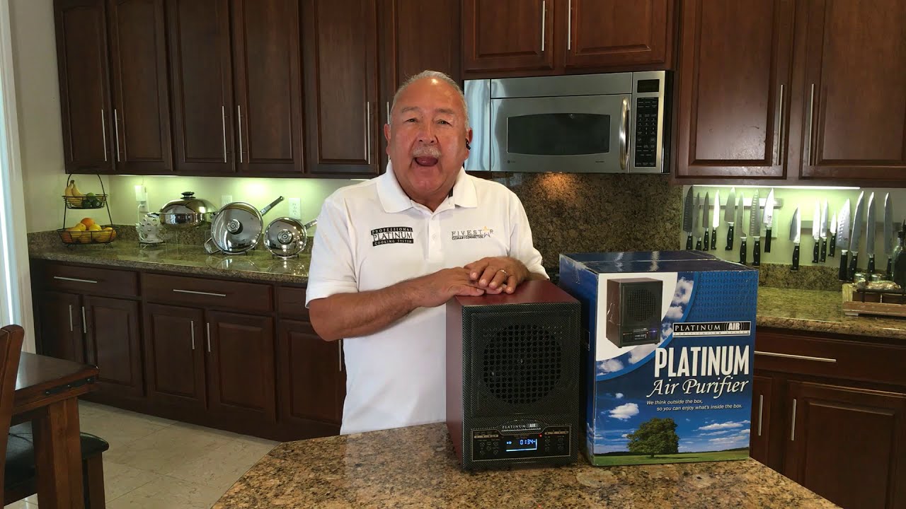 Platinum Air Purifier Demo with Chef Allan YouTube