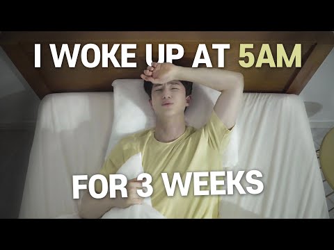 I woke up at 5am <strong>for</strong> 3 <strong>weeks</strong> | 3주간 새벽 5시에 일어났습니다.