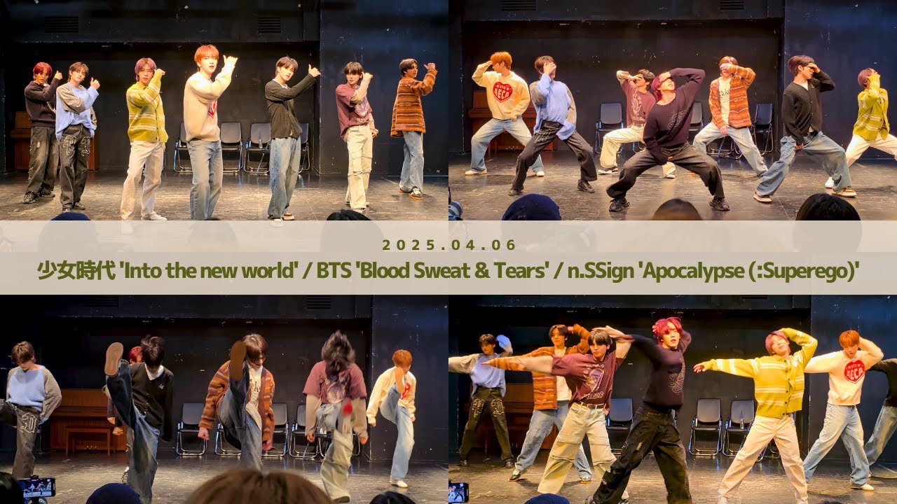 [n.SSign 엔싸인] 'Into the new world' 'Blood Sweat & Tears' ' Apocalypse (Superego)'  20250406[4K]