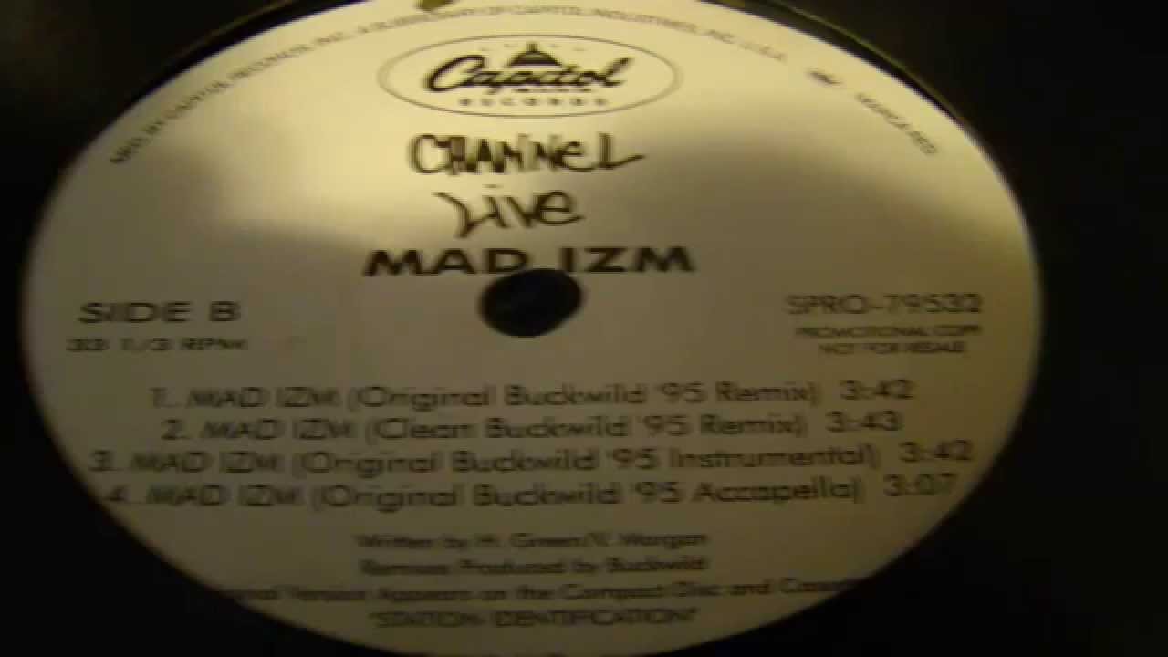 Channel Live — Channel Live ‎- Mad Izm (Full Vinyl, Promo) (1994
