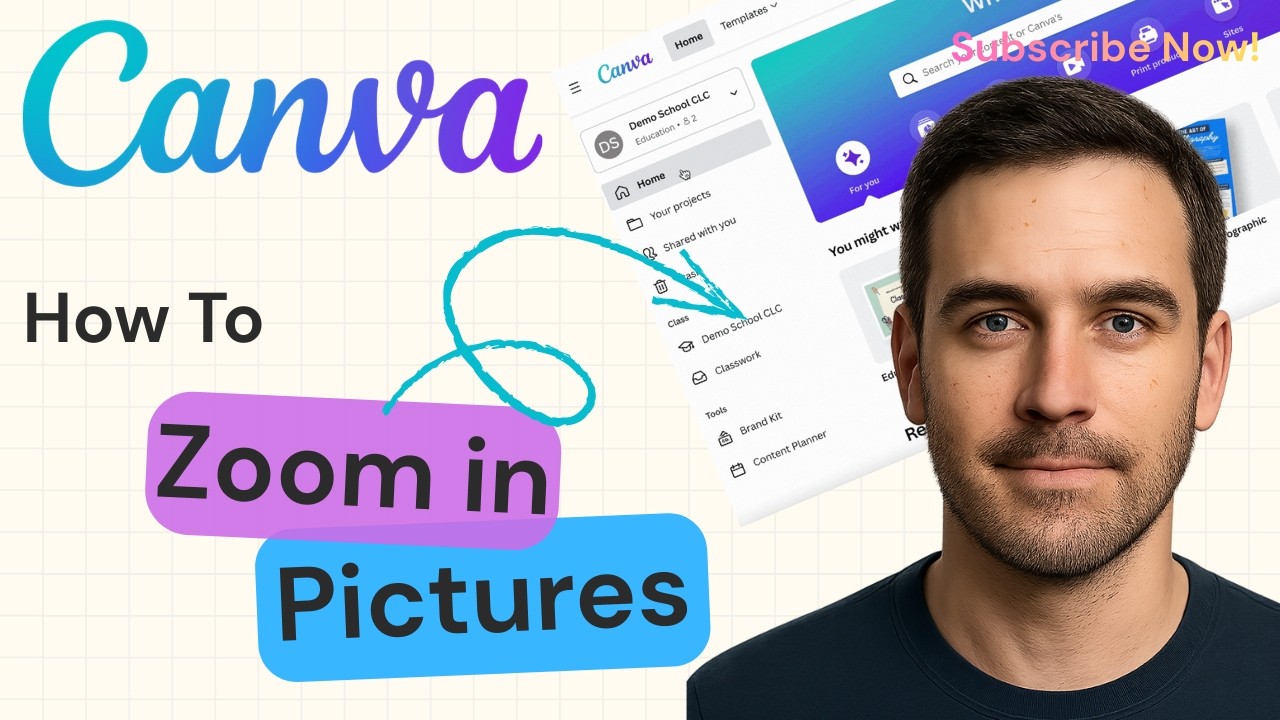 How to Zoom In Pictures in Canva | Image Zoom Tutorial 2026 - YouTube