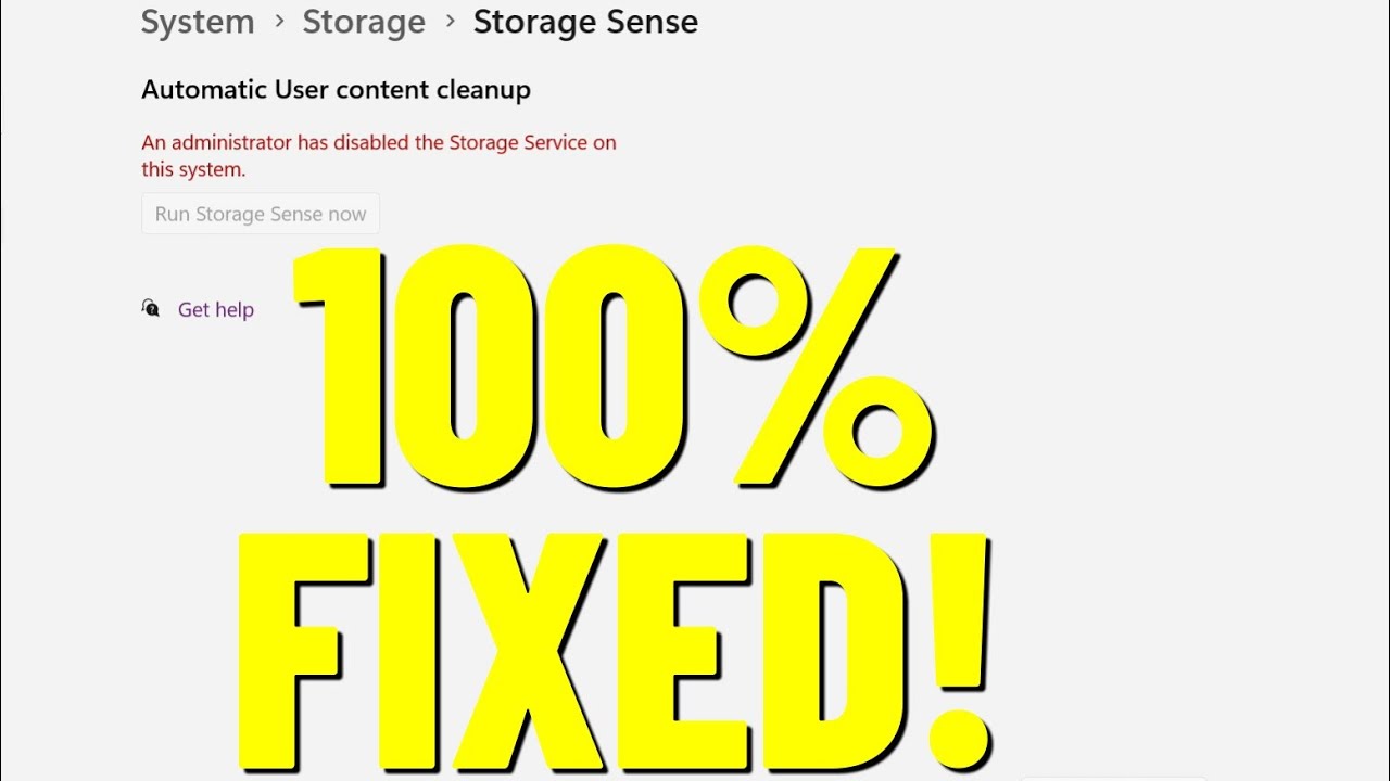 How to Fix "An Administrator Has Disabled The Storage Service On This System" On Windows 11/10 PC