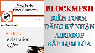 Perceptron Blockmesh Network. Điền Ngay Form Đăng Ký Nhận Airdrop Từ Dự Án, Sắp Lụm Lua Mn Nhé