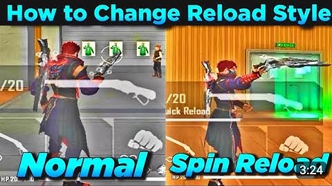 Shotgun Reloading Style Change Kaise Kare | M1887 Reload Style Change Free Fire | FF New Settings