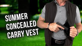 Summer Concealed Carry Vest  Comfortable and Durable