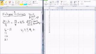 Create a Histogram using MS Excel
