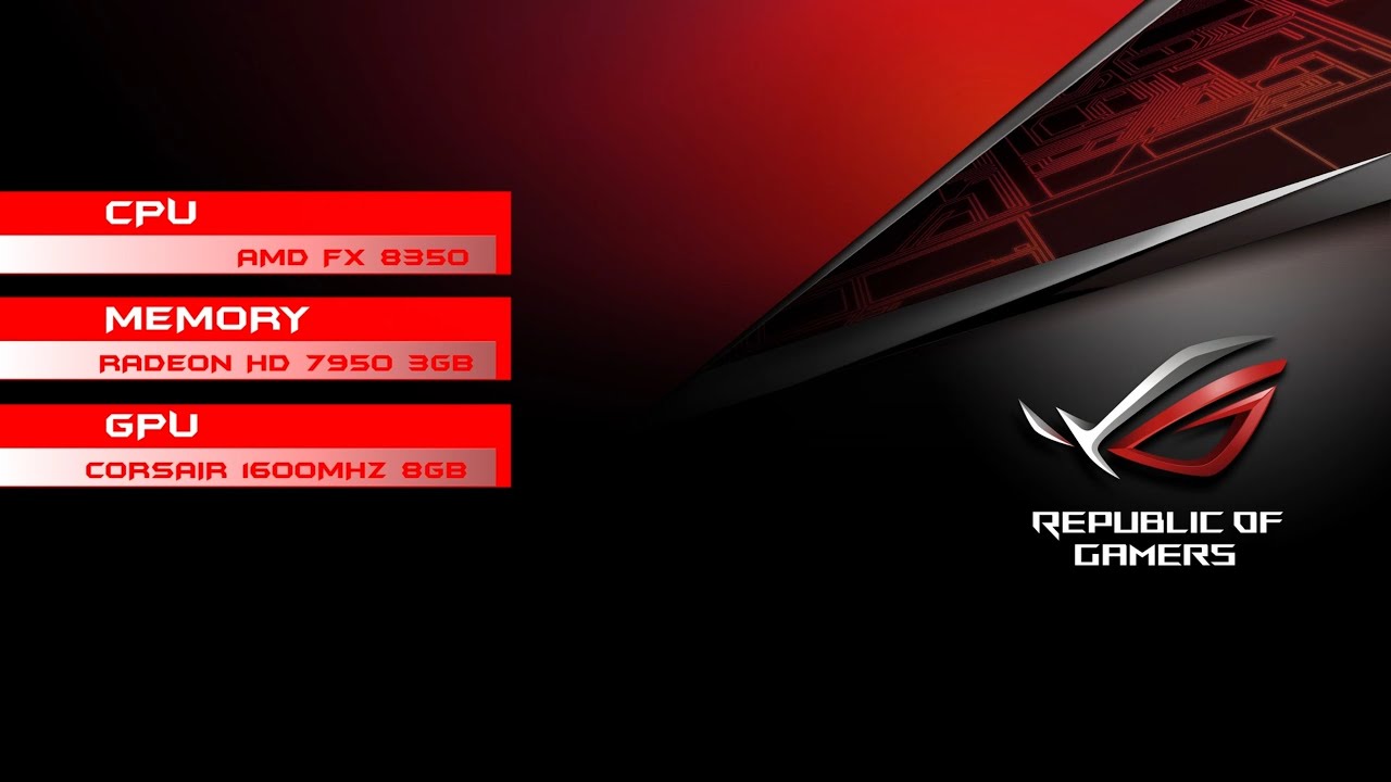 FX 8350 HD 7950 1080p Benchmark 6 Games